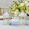 LED Decorative Lanterns - Set of 6 - Kate Aspen Vintage Rustic Home Décor Lantern Tabel Centerpiece for Wedding, Bridal Shower, Anniversary Party - White Marrakesh